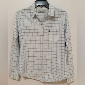 Abercrombie & Fitch Women's Blue Grid Shirt